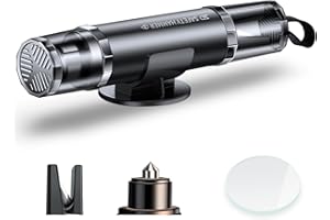 COFSODI Auto 2-in-1 Emergency Window Breaker & Seat Belt Cutter. Car Safety Glass Breaker. Safe Hammer Glass Breaker Under Water. Seatbelt Cutter and Window Glass Breaker. Car Emergency Tool.