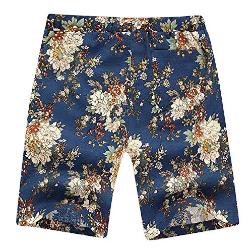 Mlide Mens Vintage Graphic,Casual Beach Work Pants,Summer Swim Trunks Quick Dry Surfing Shorts Pants,Style E(XX-Large)