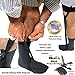Hold-Ups Stay-Downs Dress Shirt Stays Stirrup Style with USA Patented No-Slip Metal Clips Black