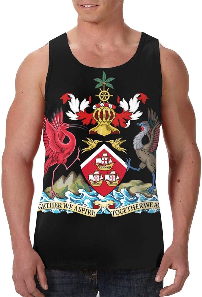 Coat of Arms of Trinidad and Tobago Men's Tops Tank