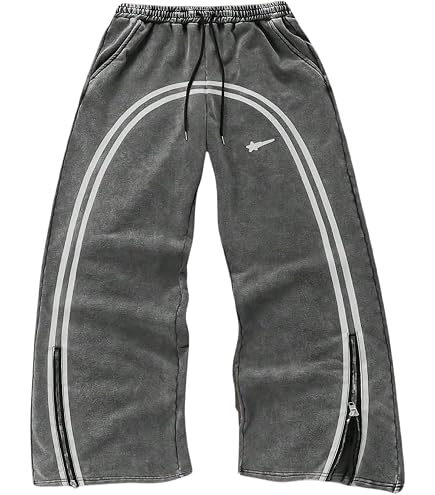 Amazon.com: SOLY HUX Men's Side Striped Sweatpants Drawstring