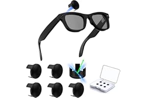 TOKISMET LED Light Cover Blocker Compatible with RayBan Meta Wayfarer/Skyler/Headliner & Oakley Meta HSTN Smart Glasses Accessories, 2026 NEW Camera Cover for Better Stability & Reduced False Alerts 6-Pack