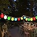 GIGALUMI LED Light Up Balloons String Lights, Premium Mixed-Colors Flashing Party String Lights, Battery Powered, Ideal for Parties, Birthdays and Wedding Decorations, Fillable with Helium, Air