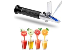 Professional 58-90% Accurate Brix Refractometer for Maple Syrup Makers Measuring Sugar Content，Honey Sugar Wine Juicetester M