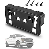Bestview Front License Plate Bracket Compatible with 2021-2023 Ford F-150 | OEM Replacement Part# ML3Z-17A385-BB, ML3Z17A385BB | Fits 2.7L 3.0L 3.5L V6 (Excludes XL/Lariat/Platinum/Raptor)