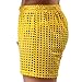 TiaoBug US Mens Hollow Openwork Drawstring Lounge Underwear Boxer Shorts Yellow Size Large