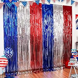 Dazzle Bright 4 Pack Backdrop Curtain, 3FT x 8FT