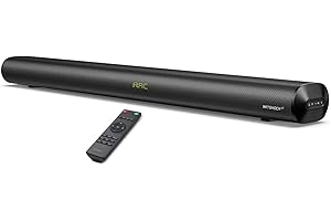 WITSHOCK Sound Bar Soundbar TV Speaker: 2.1 CH Surround System Home Theater with Built-in Subwoofer Wireless Wired Bluetooth 5.0 Optical AUX HDMI-ARC RCA USB Connectivity for Television - Mountable