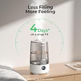 Homvana Humidifier 3.6L Cool Mist 34H Runtime 16dB Night Light Grey view 4