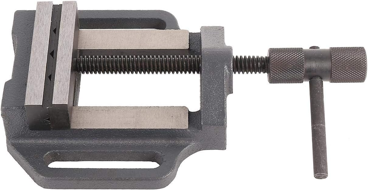 TOPWAY Drill Press Vice 125mm 5 Inch Professional Precision German Type Pillar Bench Drill Vice Clamp for Workshop Milling Machine Machinery Maintenance 403265 - Image 4