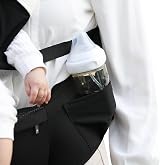 bebear Bebamour Baby Carrier Newborn to Toddler Ergonomic Hip Seat Black view 8