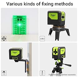 Huepar 3 - Point Laser, Self-leveling Green Beam