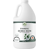 Yogti [Made in Canada] Foaming Bubble Bath Body Wash, 2 Eucalyptus, Made with with Epsom Salt & Pure Eucalyptus Essential Oil