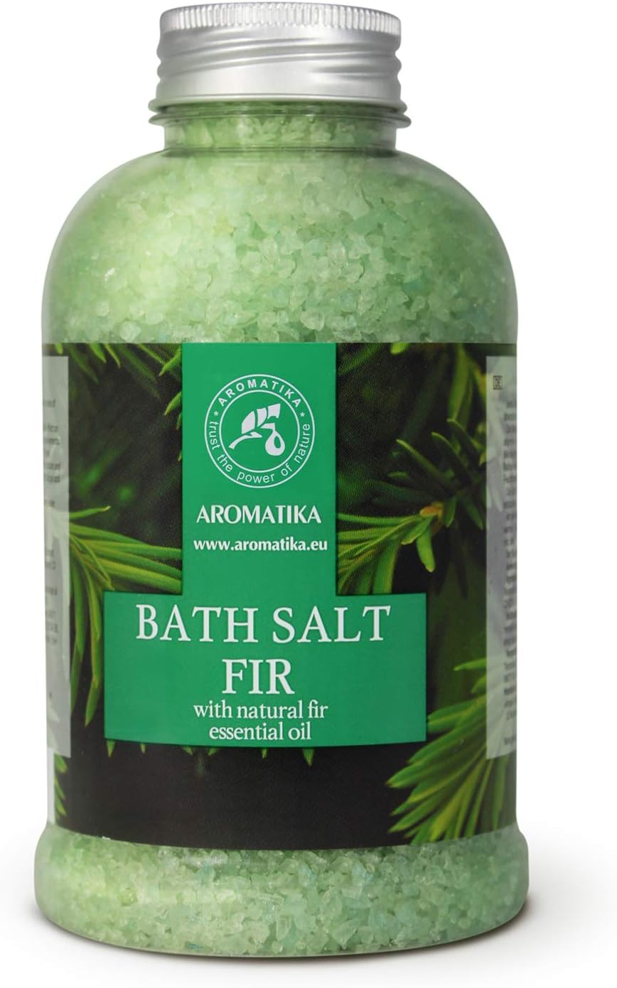 AROMATIKA Pine Bath Salts with Natural Fir Essential Oil
