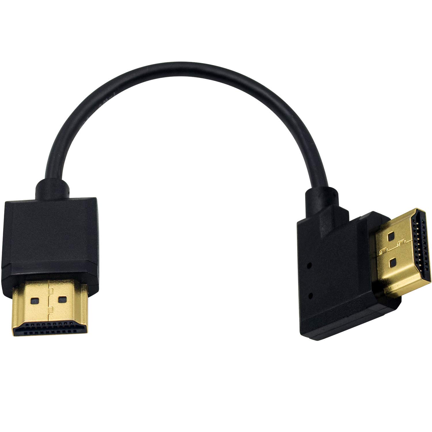 Duttek 4K HDMI Cable, HDMI to HDMI Cable, Extremely Thin HDMI Male to Male Extender Cable for 3D and 4K Ultra HD TV Stick HDMI 2.0 Cord 0.15M/ 6 Inch