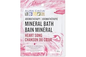 Aura Cacia Aromatherapy Heart Song Mineral Bath, 70.9g Packet