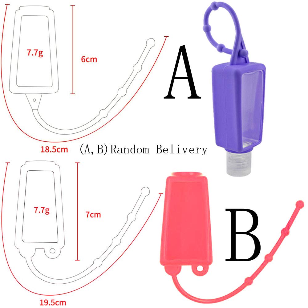 10Pcs/Pack 30ml Empty Silicone Bottles Portable Travel Containers Hanging Case Refillable Travel Accessories (30mlx10) : Beauty