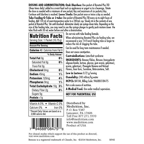 Fast Natural AntiDiarrhea Medicine Relief Kids, Adults Banatrol Plus