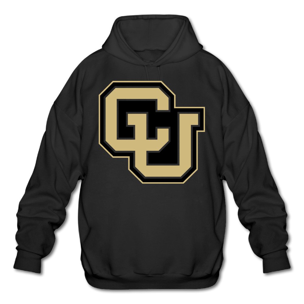 POOZ Men's University Of Colorado Boulder Sweatshirt Black Size S