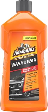 Armor All Wash and Wax 500ml Car Shampoo & Polish Dual Action Formula