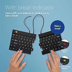 R-Go Split Keyboard, Scissors Mechanism, Anti