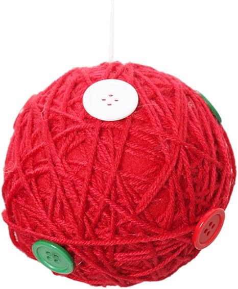 Amazon ラボーグ La Vogue クリスマス 飾り オーナメント ボール 毛糸 吊り下げ クリスマスツリー 新年会 パーティー 結婚式 イベント 飾り付け デコレーション ツリーオーナメント おもちゃ