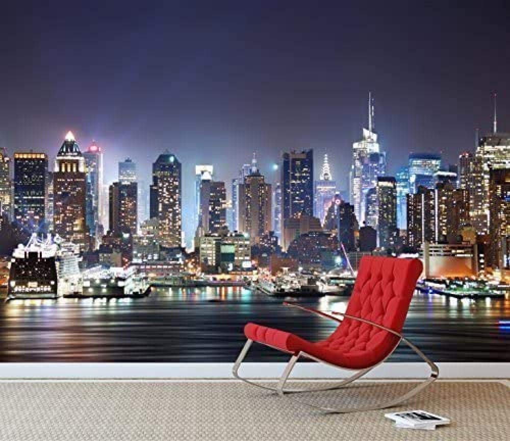 New York City Manhattan Skyline Wall Mural