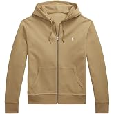 POLO RALPH LAUREN Double Knit Tech Fleece Hoodie (US, Alpha, X-Large, Regular, Regular, Luxury Khaki)