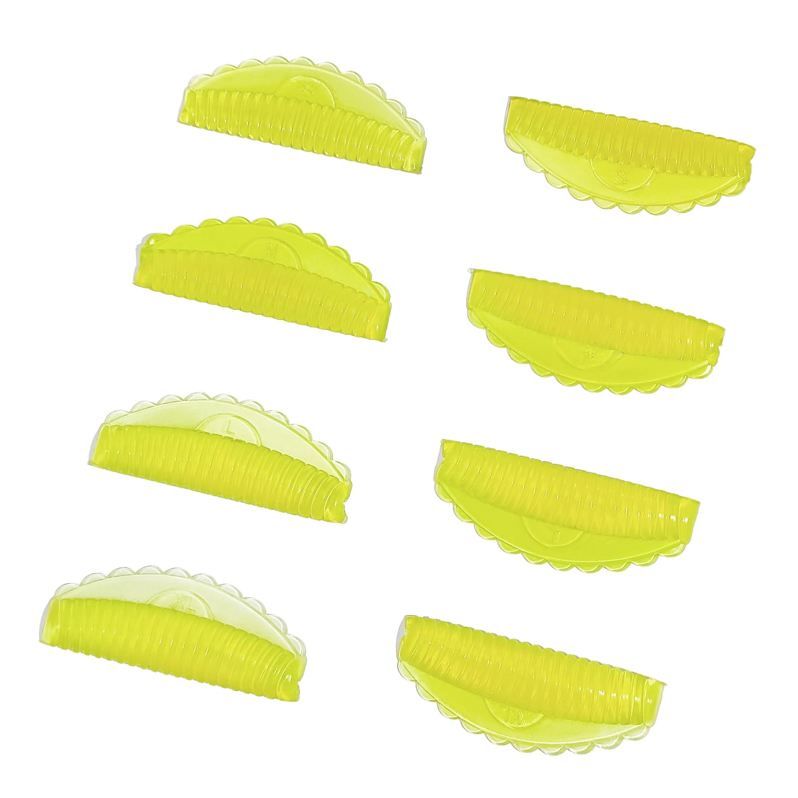 PERMANIA Lash Lift Pads, 8 Pcs Lash Lift Shields, New Comb-Like Style, Upgraded Lash Lift Tool for Salon and Home Use - Yellow