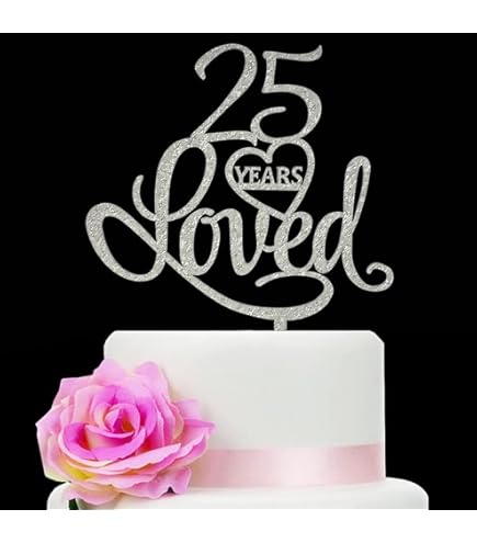 Décoration De Gâteau D'anniversaire « We Still Do 25th