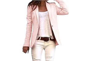 FARTEY Casual Blazers for Women Long Sleeve Work Office Jacket Blazer Loose Lightweigth Summer Open Front Suit Jackets Outfit