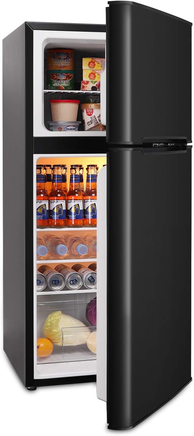 refurbished mini fridge with freezer