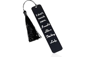PERLEDDOM Funny Bookmarks for Women Book Lover Valentine Day Gifts for Her Female Friends Birthday Gifts for Friends BFF Stocking Stuffer Bookmark for Bookish Nerd Book Readers Bookworm Reading Book Club Gift