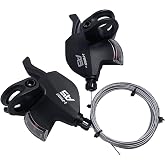 Chooee Bike Shifter Lever 3x9 Speed for Shimano/Sram,Mountain Bike Shift Lever for MTB