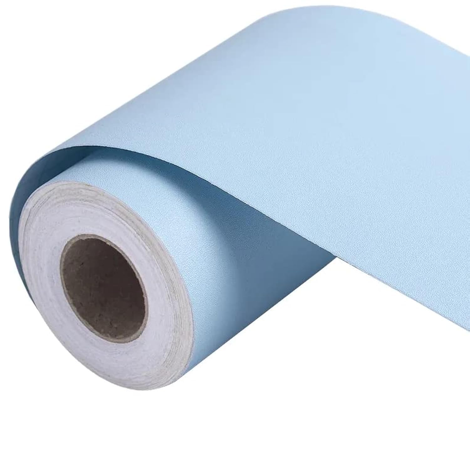 VisitRyl Wallpaper Border Peel and Stick for Bathroom Wall Border Sticker Home Ceiling Decorative Border Light Blue 10cm X 500cm