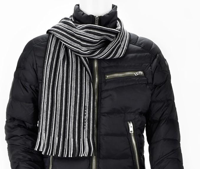 Amazon Co Jp ボスヒューゴボス Boss Hugoboss ニットマフラー 001 メンズ マフラー ギフト 色 001 並行輸入品 服 ファッション小物