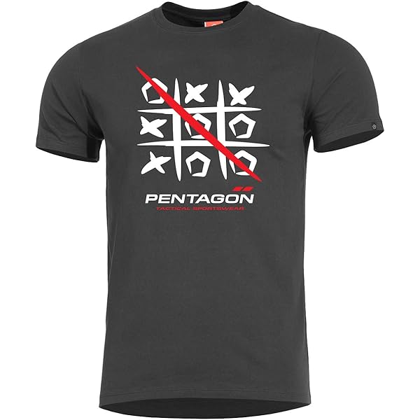 Camiseta Pentagon Hombre - Algodón 165 G/m², Transpirable, Antiolor