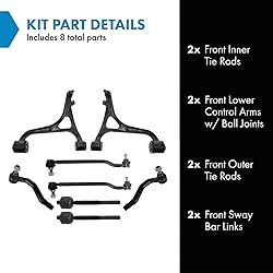 TRQ Front Steering & Suspension Kit Compatible with