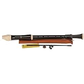 Aulos C-tenor recorder, Dark Brown, Synthetic Resin, Baroque Fingering, ABS Plastic, Ideal for Beginner to Intermediate Players