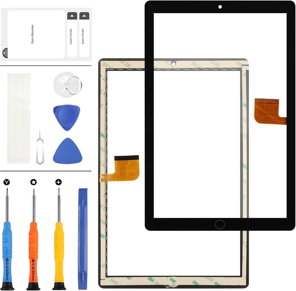 LADYSON Touch Screen Digitizer for DUODUOGO G12 3G 10.1" Tablet Replacement