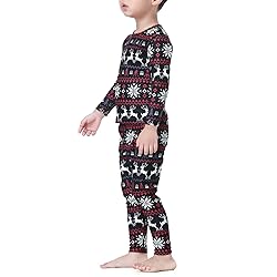 Boys Thermal Underwear Set for Kids Base Layer Set