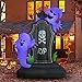 Halloween Inflatable Decorations, ZALALOVA 4.5Ft Halloween Inflatable Ghosts and Tombstones Blow Up Outdoor Halloween Decorations Internal Blue LED Light Halloween Holiday Decorations Home Yard Garden