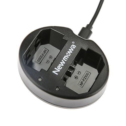 Newmowa Dual USB Charger for Sony Cameras NP-FZ100, a1, a6600