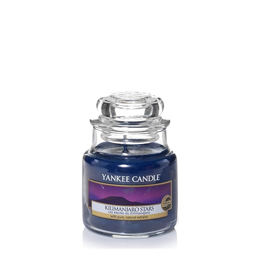title=Yankee candle 1344790E Kilimanjaro Stars Candele in giara piccola, Vetro,