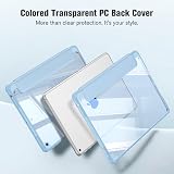 FINTIE Hybrid Case for iPad 9th/8th/7th 10.2in Sky Blue with Pencil Holder view 4