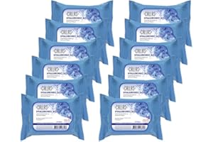 BELIEVE IN YOUR BEAUTY Callas Hyaluronic Acid Cleansing & Makeup Remover Wipes New (30 Count x 12 Pack)