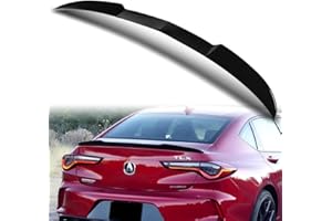 STAY-TUNED PERFORMANCE Stay-Tuned W-Power ABS Material V-Style Rear Trunk Lid Duckbill Spoiler Wing Compatible with 2021-2024 Acura TLX, Exterior Accessories, Auto Body Kit Replacement Parts (Pearl Black)