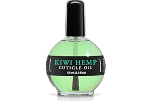 Ellie Chase Nail Cuticle Oil Kiwi Hemp Scented 2.3 Fl Oz – Cuticle Oil for Nails with Jojoba Oil, Aloe, Vitamin E - Moisturizing Cuticle Care and Nail Oil Repair Treatment