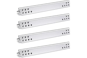 YOUFIRE Heat Plate Shield 17" Burner Cover Grill Replacement Parts for Charbroil Performance 4 Burner 463335517, 463347418, 463377319, G470-5200-W1, G321-4C00-W1, G470-0004-W1 Grill Parts, Set of 4 Heat Tent