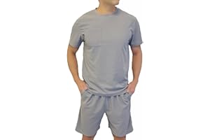 E & H ACTIVEWEAR Men's Premium Athletic Shirt & Shorts Set - Lightweight, Stretchable, Comfortable; Running, Gym, Tennis, Walking, Casual Wear